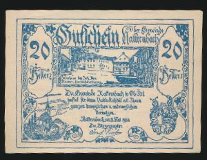 Нотгельды Австрии, 20 геллеров