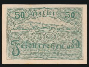 Нотгельды Австрии, 50 геллеров