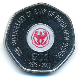 Папуа - Новая Гвинея, 50 тоа (2008 г.)