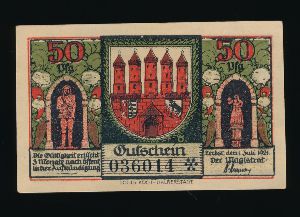 Нотгельды Германии, 50 пфеннигов (1921 г.)