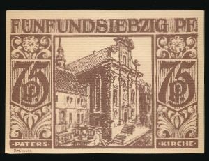 Нотгельды Германии, 75 пфеннигов (1921 г.)