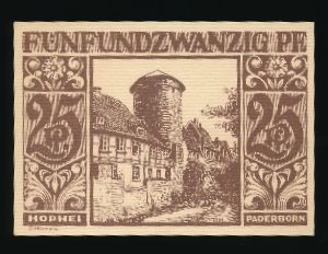 Нотгельды Германии, 25 пфеннигов (1921 г.)