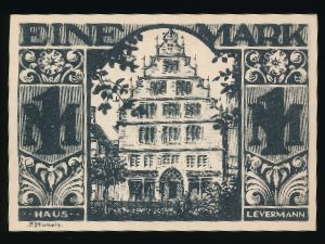 Нотгельды Германии, 1 марка (1921 г.)