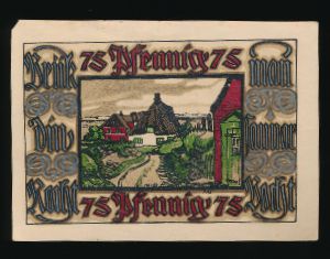 Нотгельды Германии, 75 пфеннигов (1921 г.)