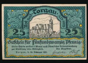 Нотгельды Германии, 25 пфеннигов (1921 г.)