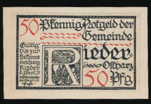 Нотгельды Германии, 50 пфеннигов (1921 г.)