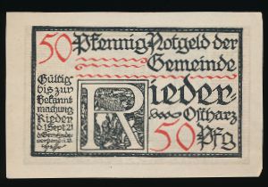 Нотгельды Германии, 50 пфеннигов (1921 г.)