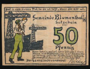 Нотгельды Германии, 50 пфеннигов (1921 г.)