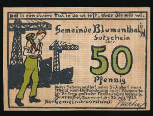 Нотгельды Германии, 50 пфеннигов (1921 г.)