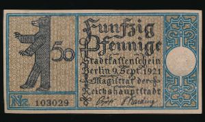 Нотгельды Германии, 50 пфеннигов (1921 г.)