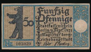 Нотгельды Германии, 50 пфеннигов (1921 г.)
