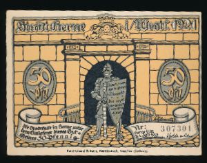 Нотгельды Германии, 50 пфеннигов (1921 г.)