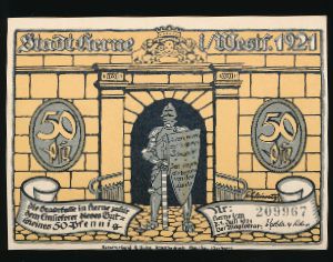 Нотгельды Германии, 50 пфеннигов (1921 г.)