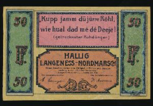 Нотгельды Германии, 50 пфеннигов (1921 г.)