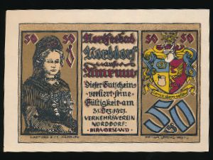 Нотгельды Германии, 50 пфеннигов (1921 г.)