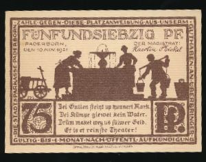 Нотгельды Германии, 75 пфеннигов (1921 г.)
