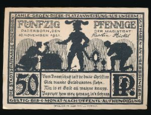 Нотгельды Германии, 50 пфеннигов (1921 г.)