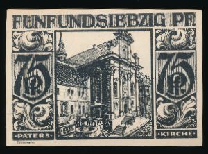 Нотгельды Германии, 75 пфеннигов (1921 г.)