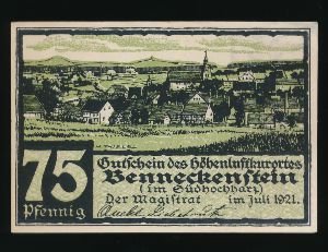 Нотгельды Германии, 75 пфеннигов (1921 г.)