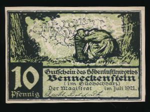 Нотгельды Германии, 10 пфеннигов (1921 г.)