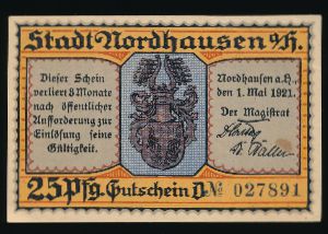 Нотгельды Германии, 25 пфеннигов (1921 г.)