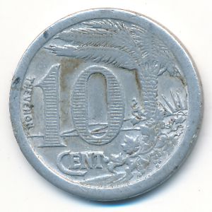 Алжир, 10 сентим (1921 г.)