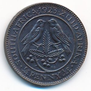 ЮАР, 1/4 пенни (1923 г.)