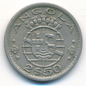 Ангола, 2,5 эскудо (1968 г.)