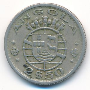 Ангола, 2,5 эскудо (1969 г.)