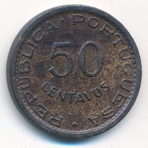 Guinea-Bissau, 50 centavos, 1952