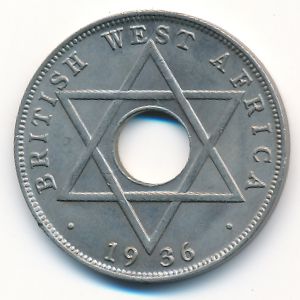 Британская Западная Африка, 1/2 пенни (1936 г.)