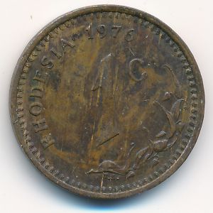 Rhodesia, 1 cent, 1976