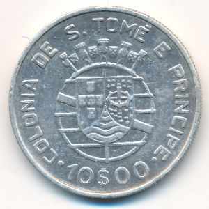 Sao Tome and Principe, 10 escudos, 1939