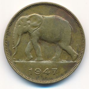 Бельгийское Конго, 5 франков (1947 г.)