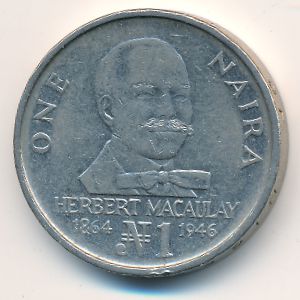 Нигерия, 1 найра (1991 г.)