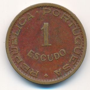 Angola, 1 escudo, 1963