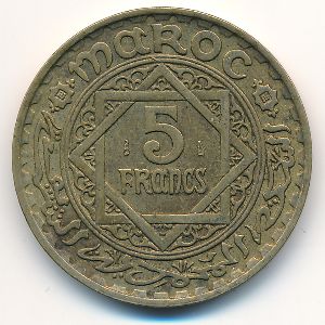 Марокко, 5 франков (1946 г.)