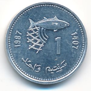 Марокко, 1 сантим (1987 г.)