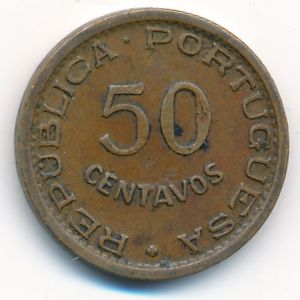 Ангола, 50 сентаво (1953 г.)