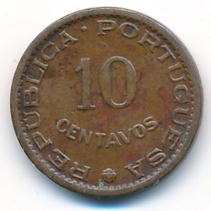 Sao Tome and Principe, 10 centavos, 1962