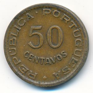 Angola, 50 centavos, 1961