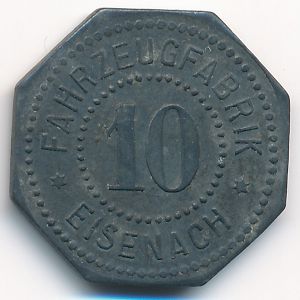 Айзенах., 10 пфеннигов