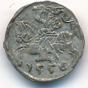 Литва, 1 денарий (1556 г.)