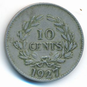 Саравак, 10 центов (1927 г.)