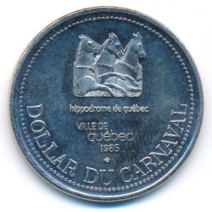 Canada., 1 dollar, 1985