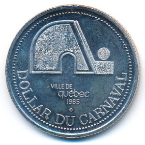Canada., 1 dollar, 1985