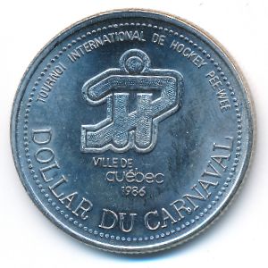 Canada., 1 dollar, 1986