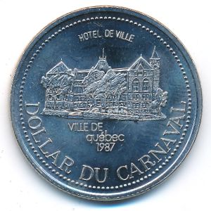 Canada., 1 доллар, 1987
