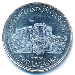 Canada., 2 доллара, 1993