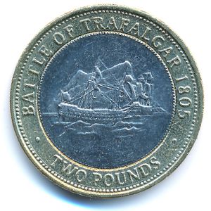 Gibraltar, 2 pounds, 2005